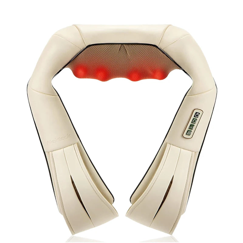 Nekteck Shiatsu Neck And Shoulder Massager With Heated Kneading