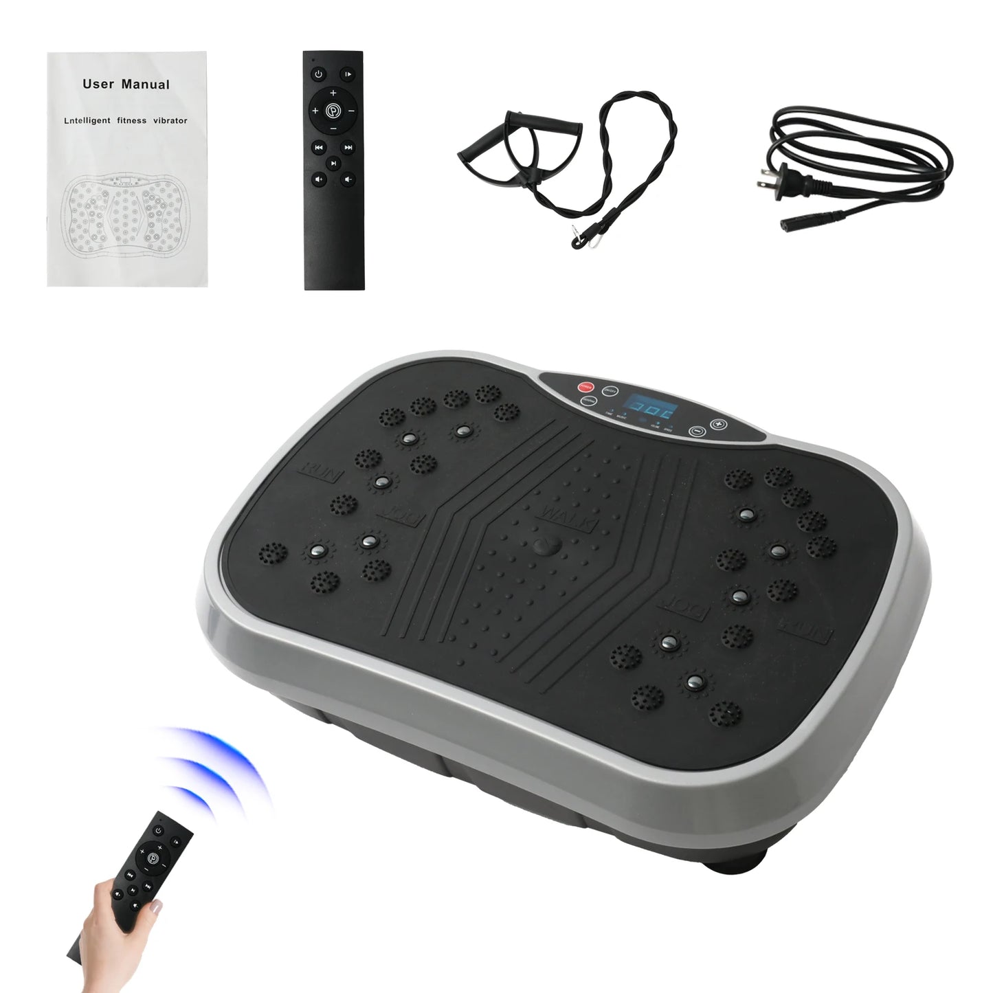 H Vibration Plate Exercise Machine for Advanced Fat-Burning Total-Body FitnessPro