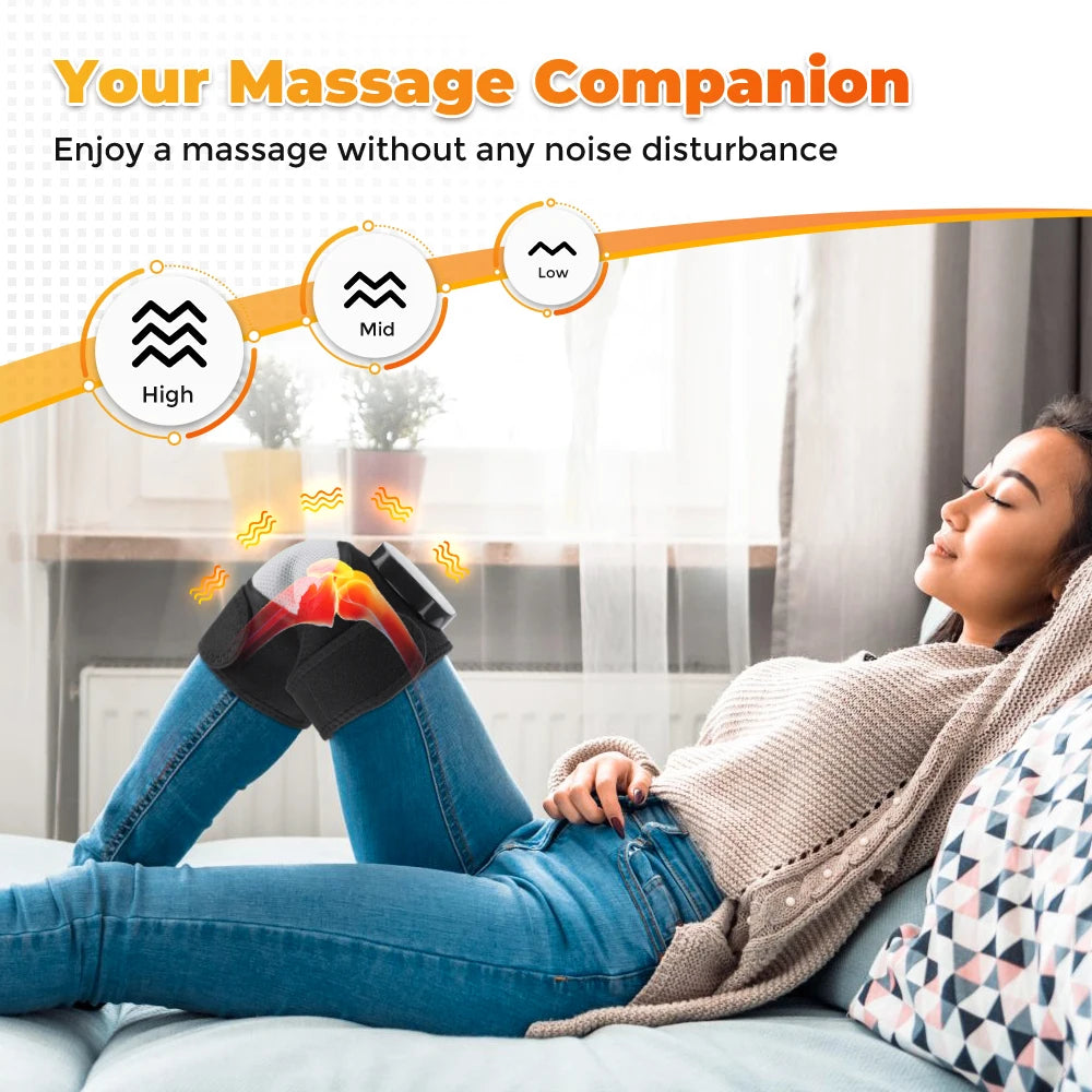 PASTSKY Thermoelectric KneeMassager Three In One UltraPortable Heated Massager Brace
