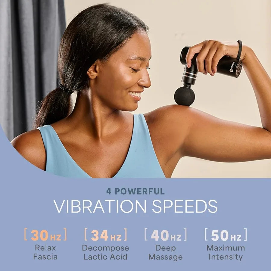 Percussion Massage Gun Deep Tissue Handheld Massager Industrial-Grade FSA Eligible