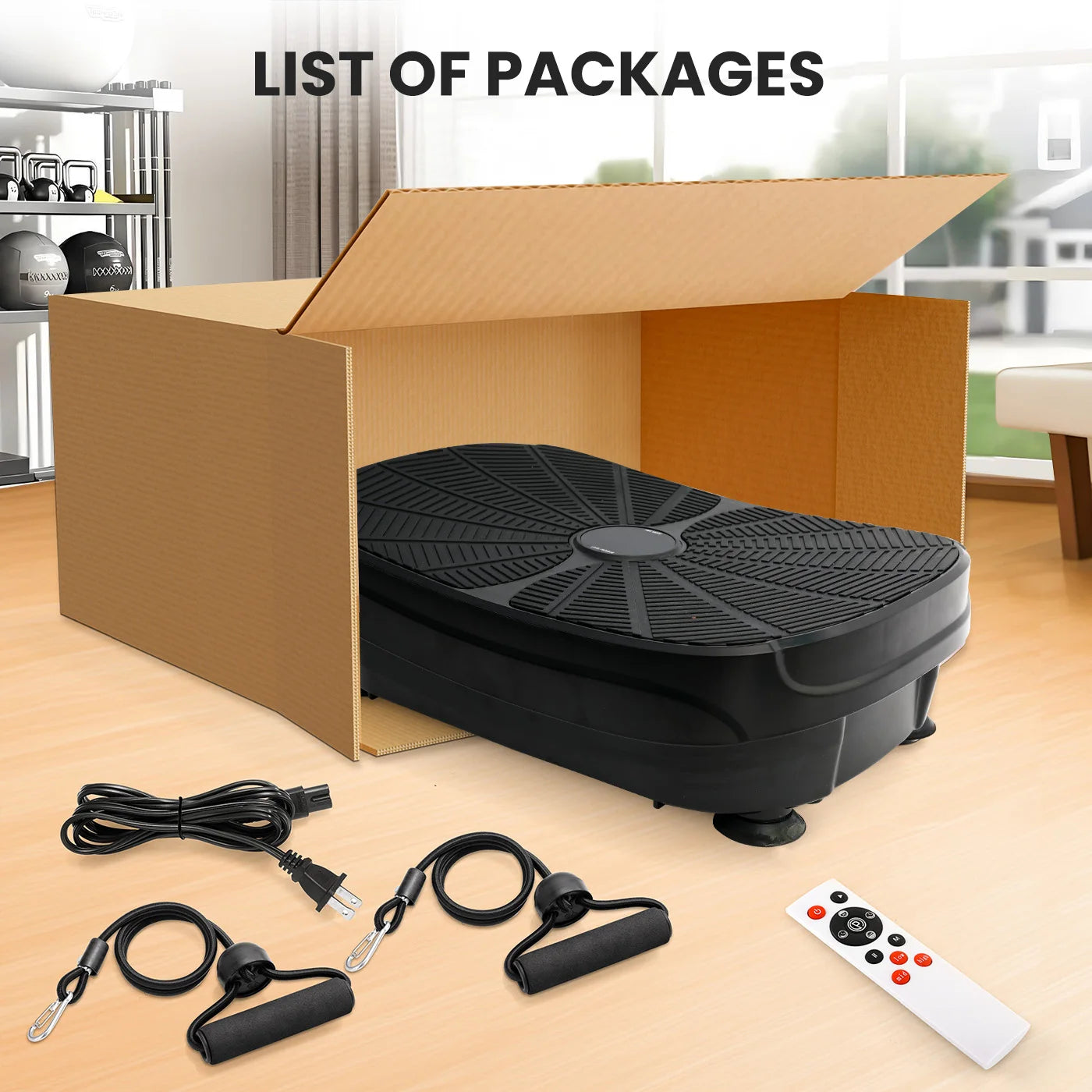 Vibration Plate Exercise Machine For Whole Body Workout Platform UltraPremiumProfessionalGrade