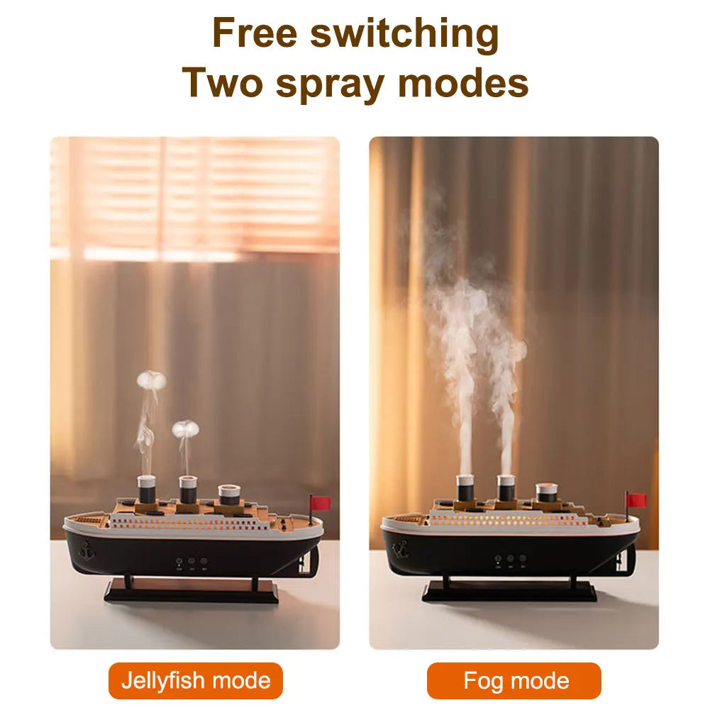 Alloet Titanic Ship Model Air Humidifier Diffuser Essential Oil