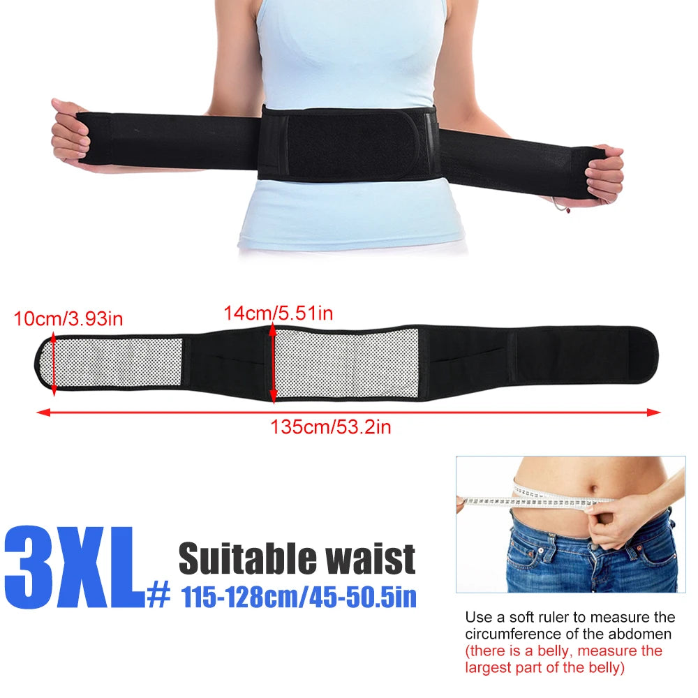 Hign-concerned Adjustable UniversalHeatedLumbarBrace With MagneticTherapy PainReliefPro