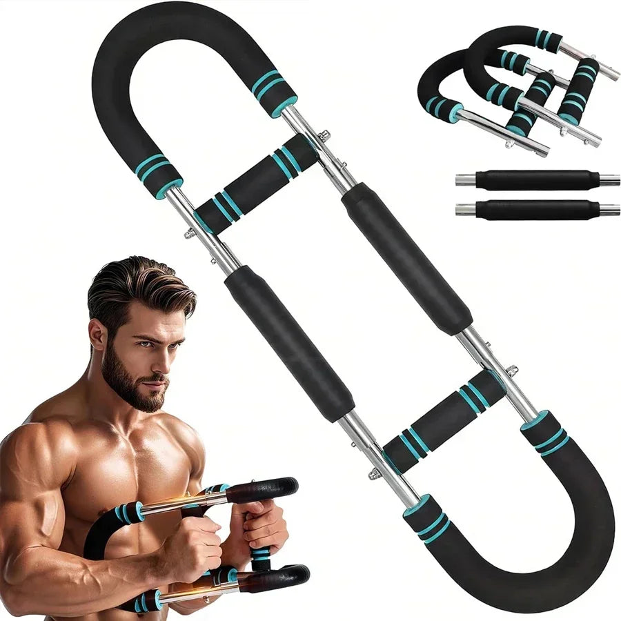 U Shaped Power Twister Bar Hand Gripper Arm Strength Trainer