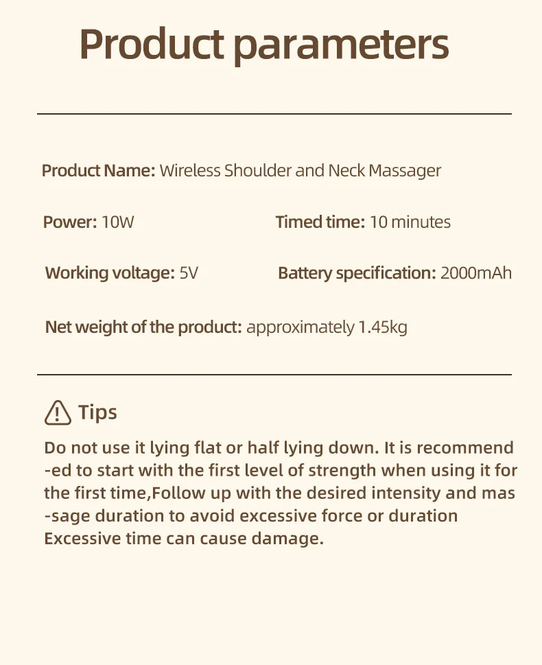 Leercon 4D Shiatsu Neck And Shoulder Massager With Heat