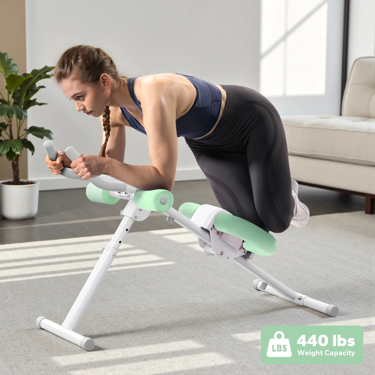 MERACH Adjustable Abdominal Exercise Machine Foldable Core Trainer