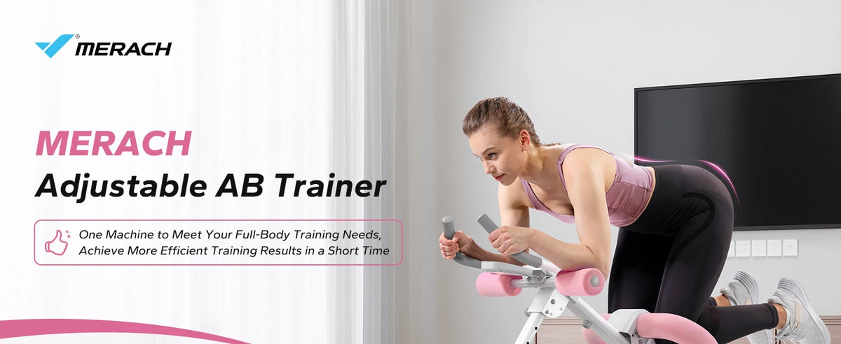 MERACH Adjustable Foldable Abdominal Core Exercise Trainer
