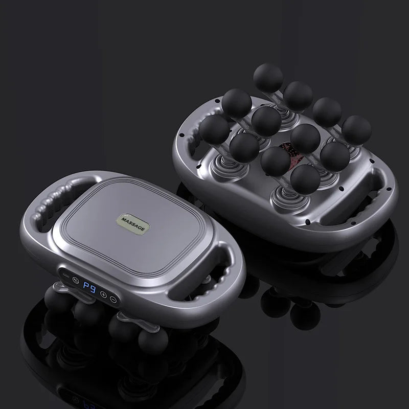 12-Head Deep Tissue Massage Gun For Back And Shoulders