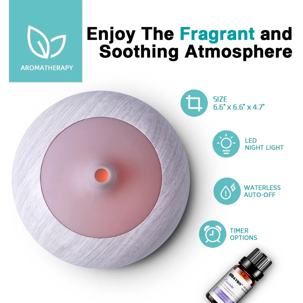 Miflame Essential Oil Humidifier Aromatherapy Vaporizer