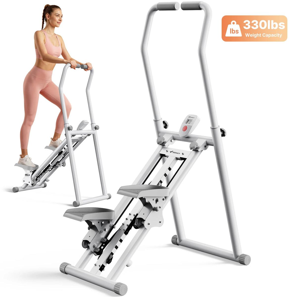 MERACH Foldable Stair Stepper Full Body Home Workout Machine