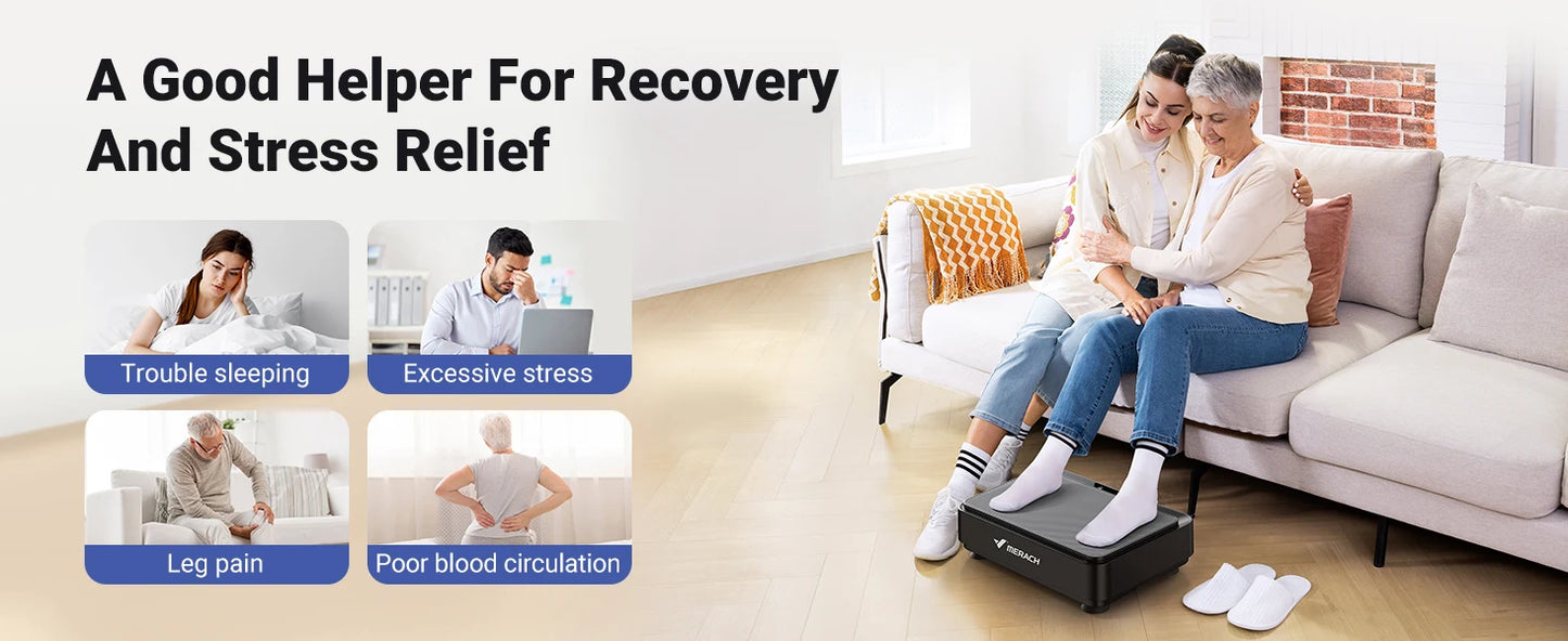 MERACH Vibration Plate For Weight Loss And Muscle Toning