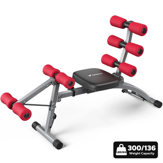 MERACH Ab Machine Multi-Functional Adjustable Ab Trainer Bench Home Gym