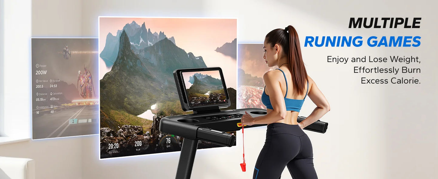 Merach Foldable Treadmill T12 Incline Quiet Cardio