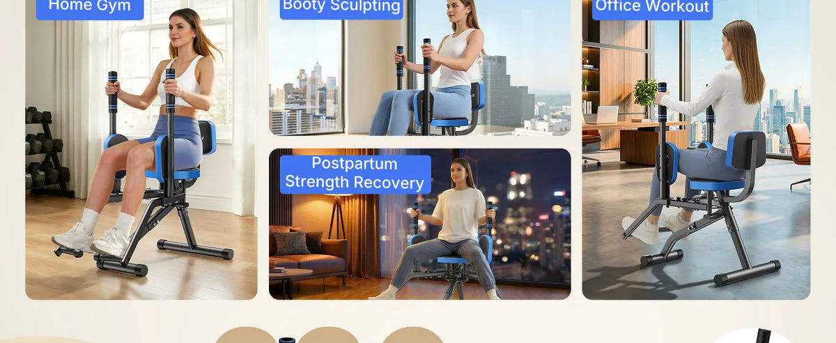 MERACH Hip Abductor Machine Glute And Outer Thigh Trainer