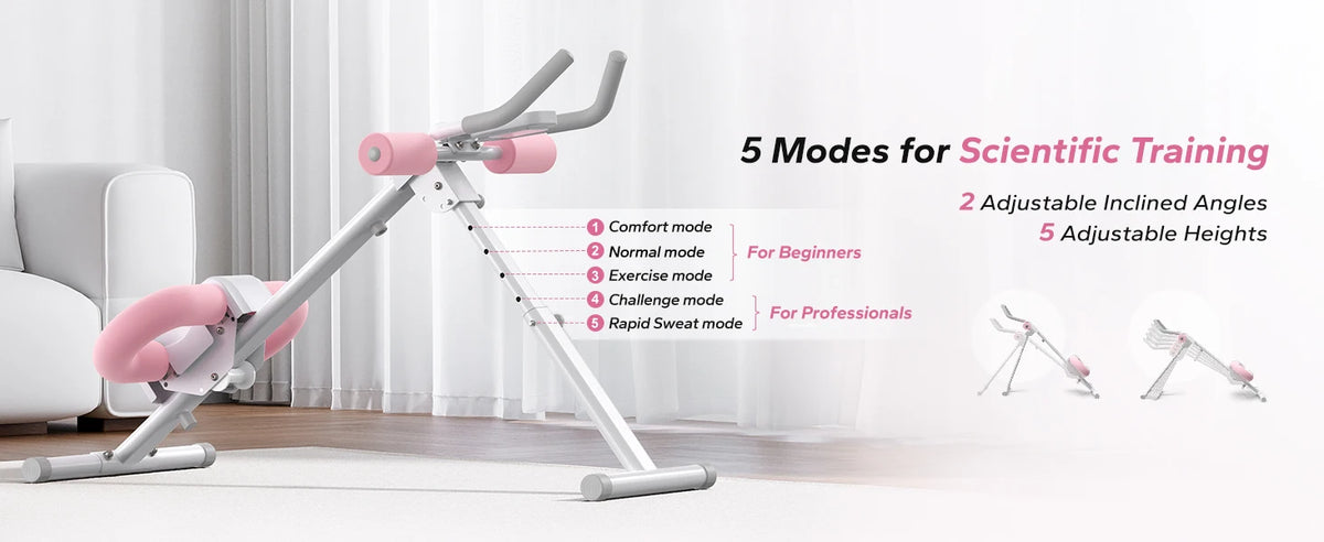 MERACH Adjustable Abdominal Trainer Foldable Core Workout Machine