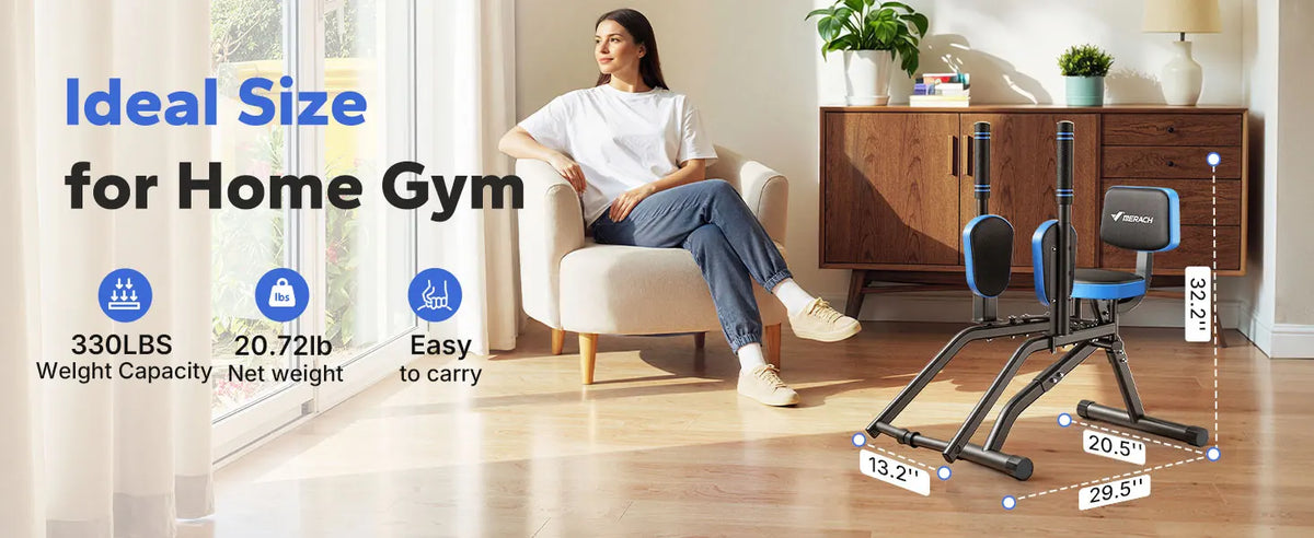MERACH Hip Abductor Machine Glute And Outer Thigh Trainer