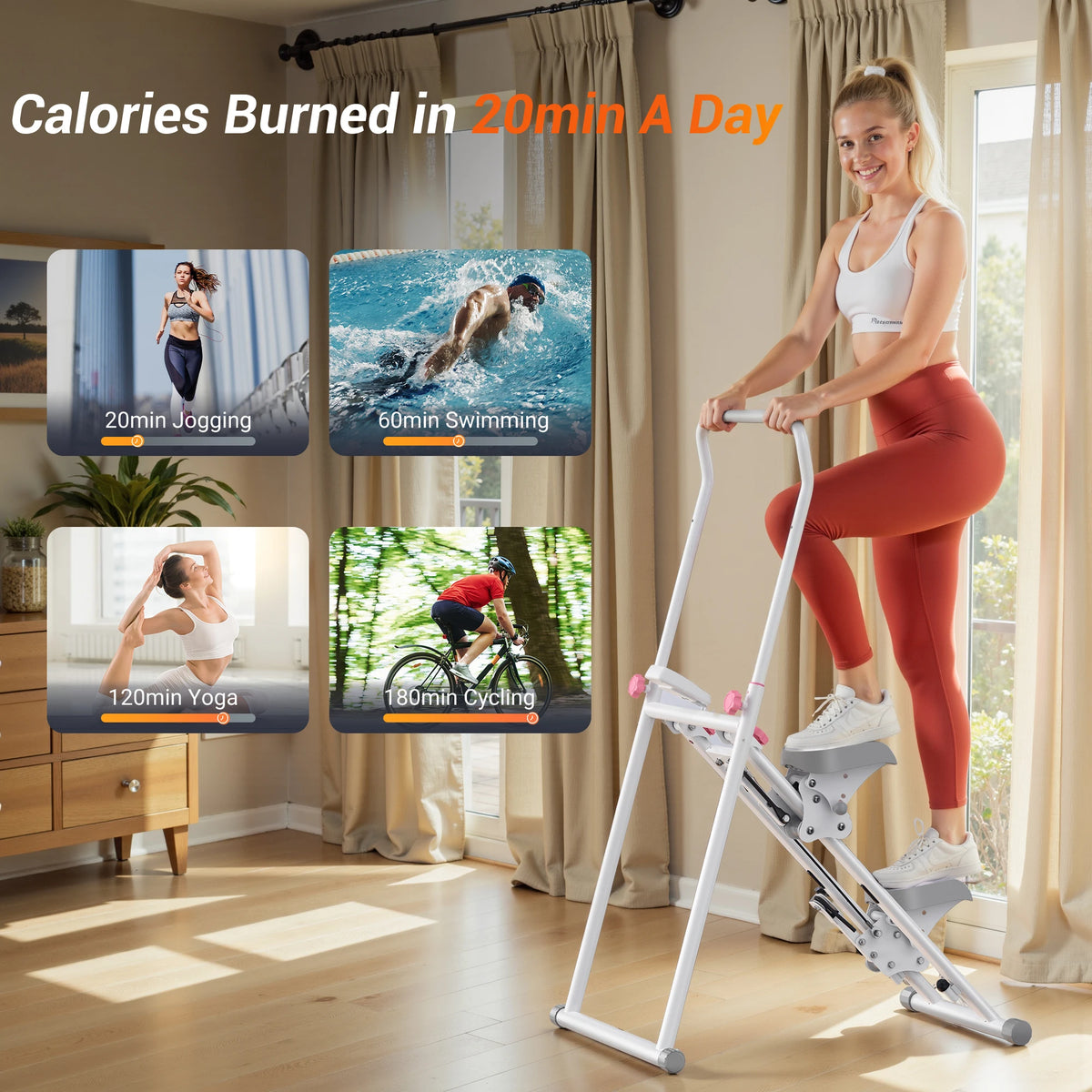 MERACH Stair Stepper Machine For Home Gym Full Body Workout