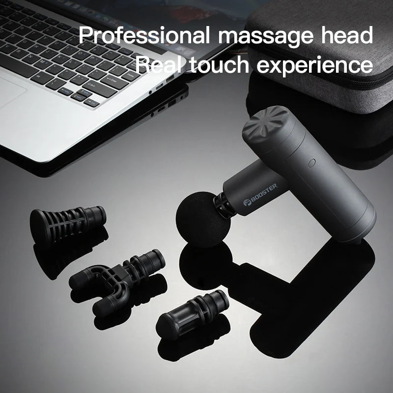Booster Boluojun Premium Rechargeable UltraCompact X Percussion Massage Gun NeckBack