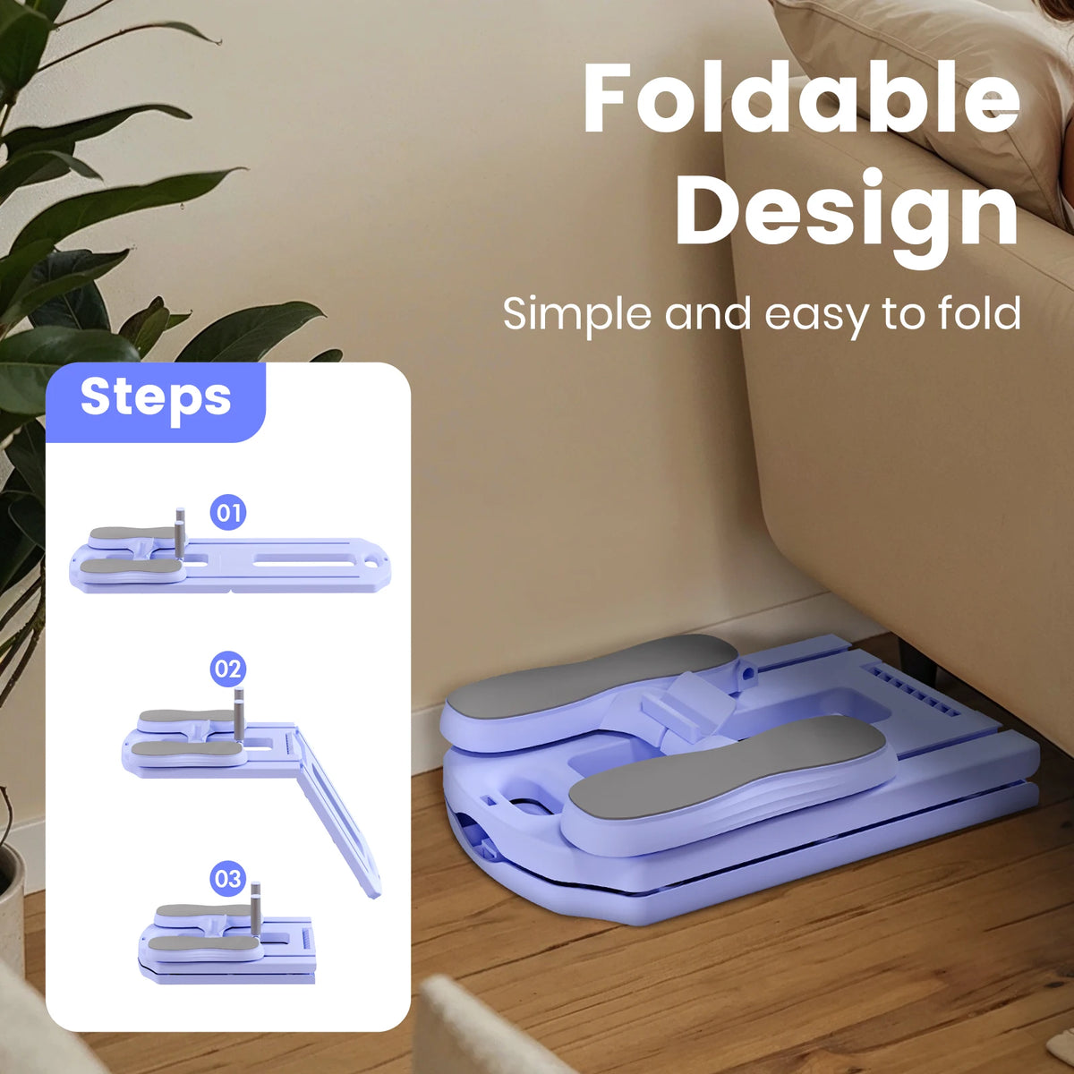 Foldable Pilates Ab Board Multifunctional Core Strength Trainer