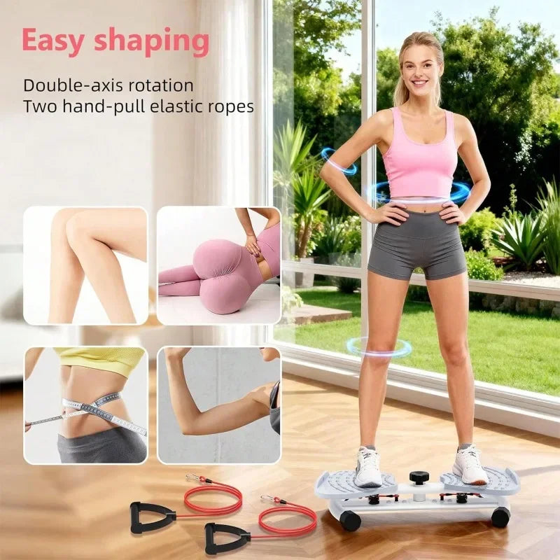 Portable Silent Waist Twisting Board For Home Fitness Core Training
