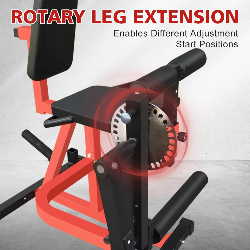 Adjustable Leg Extension And Curl Machine For Home Gym Workouts