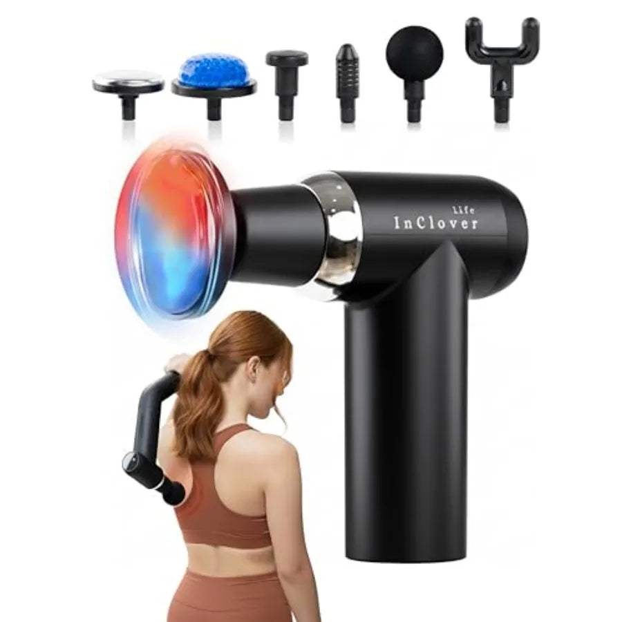 Portable Electric Handheld Massage Gun With DetachableExtensionKit For DeepTissue