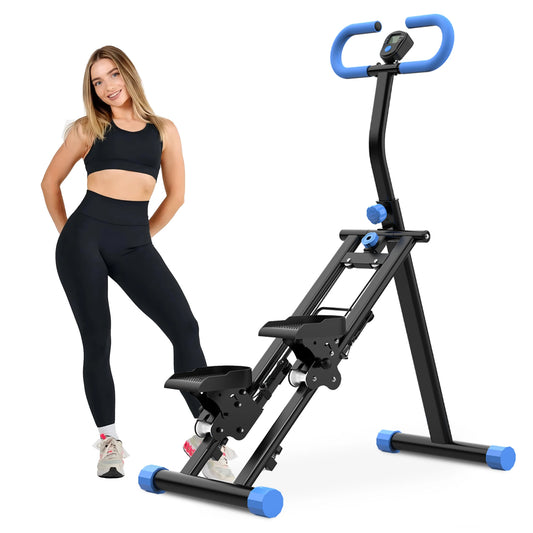 Stair Stepper Vertical Climber Fitness Machine With Adjustable Handlebar