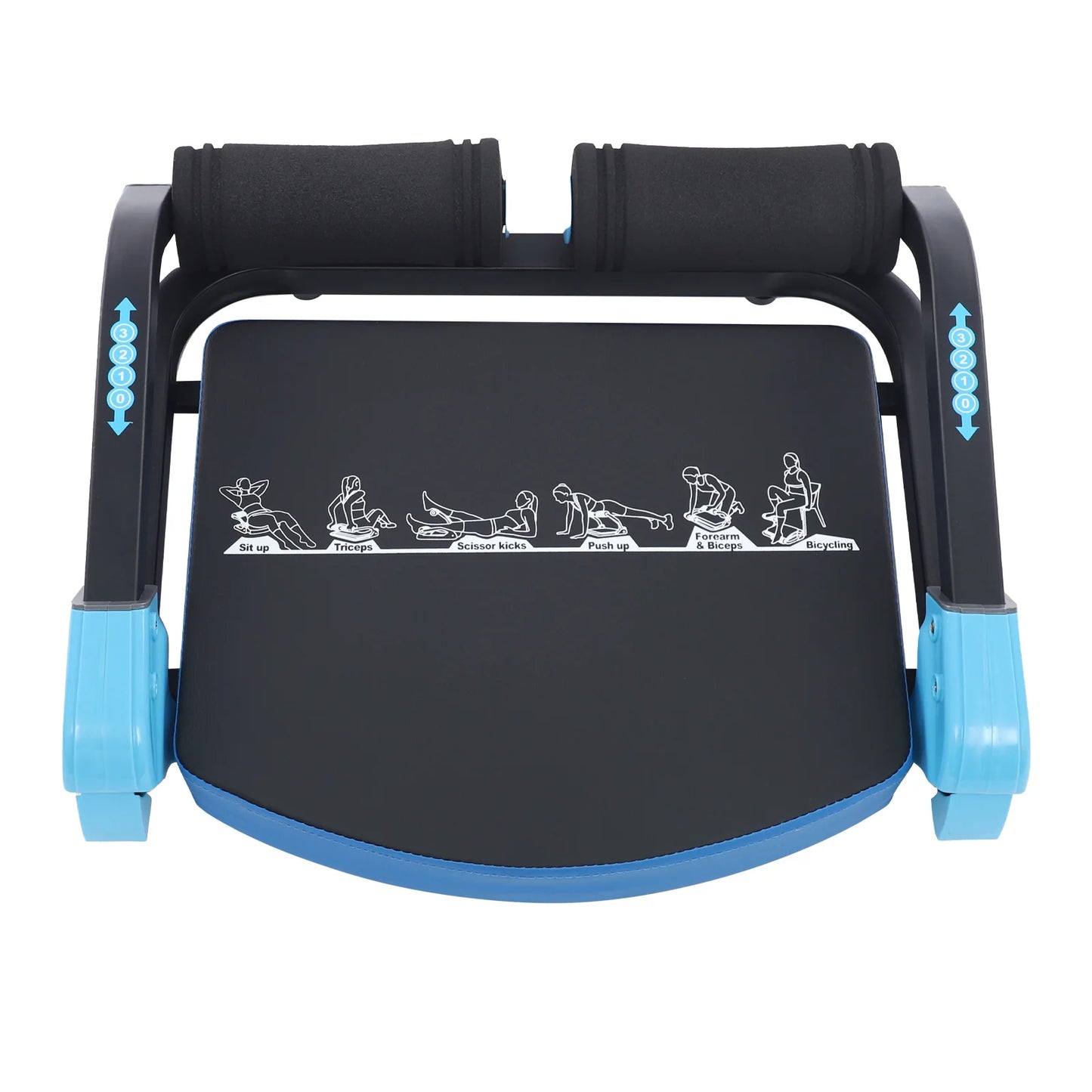 Foldable Abdominal Trainer Mini Sit Up Machine With Adjustable Resistance