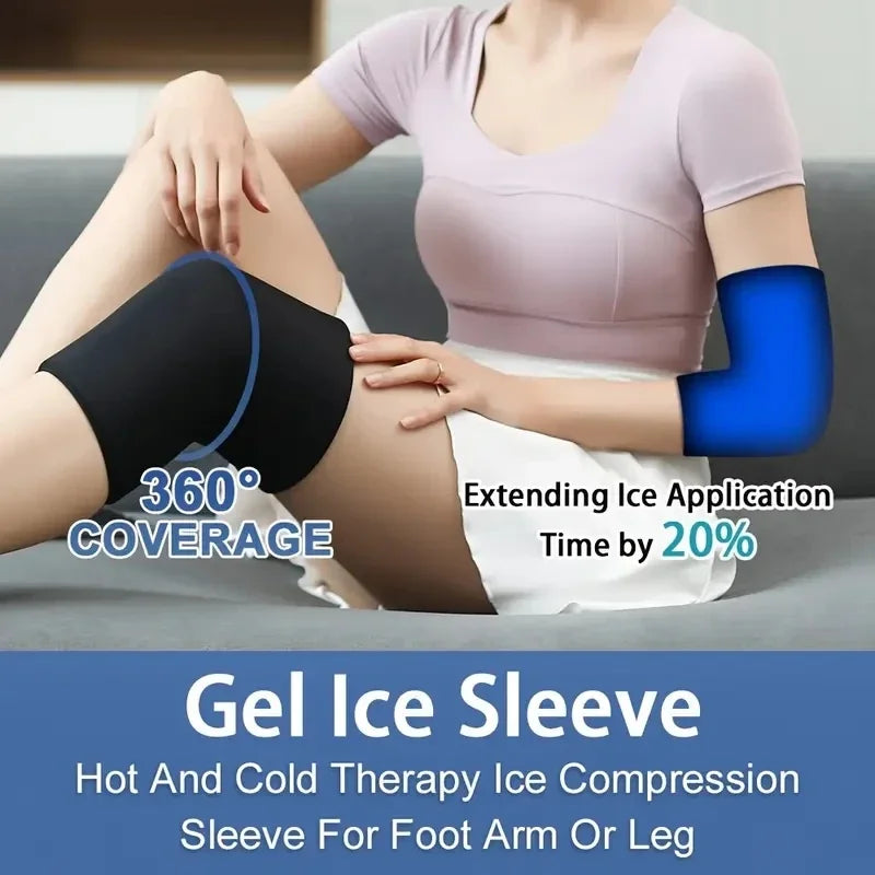 High-concerned Chemical Flexible Hot Cold Therapy Ice Pack Sleeve InjuriesAndRecovery