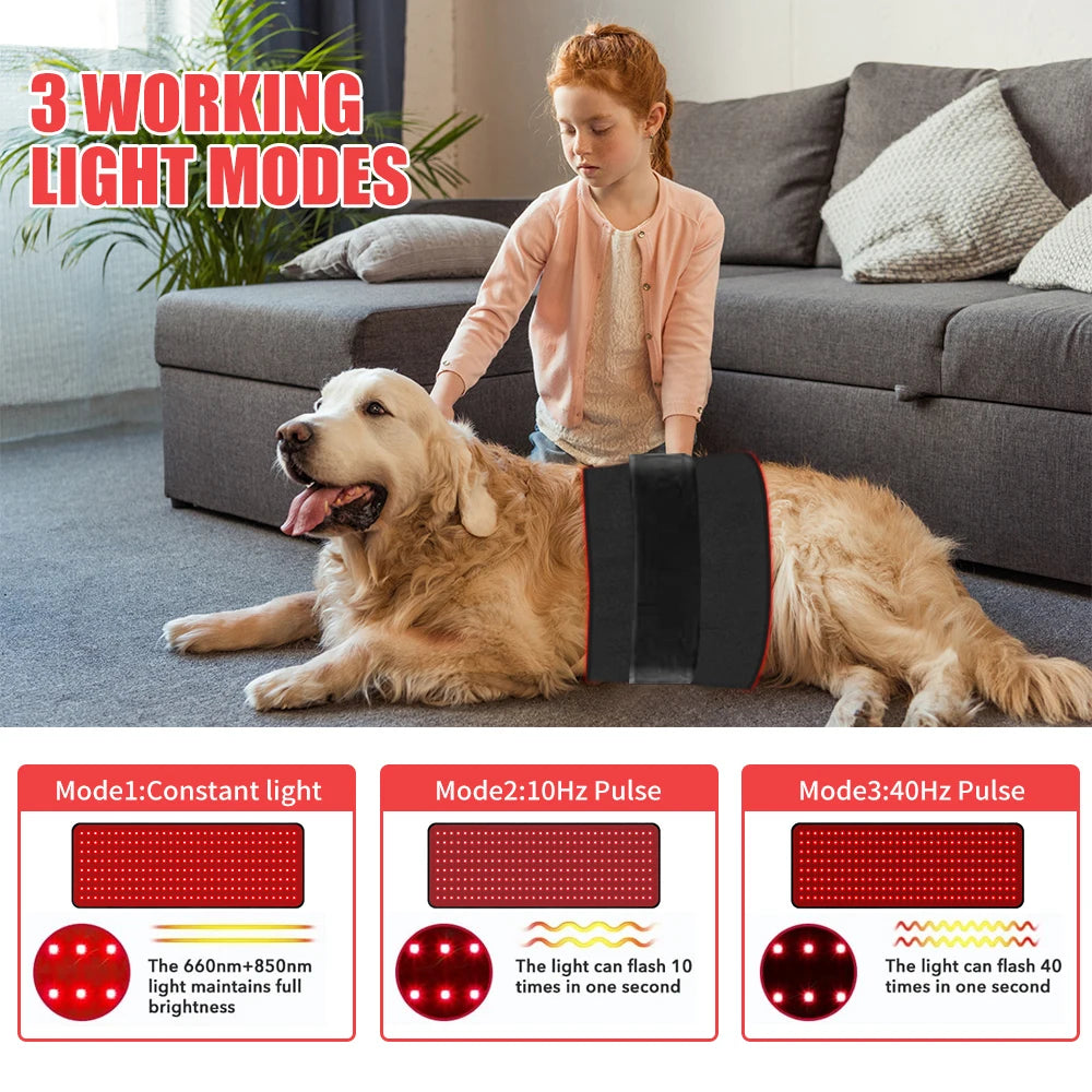 Red Light Therapy Pad 660nm 850nm Infrared Massage Device