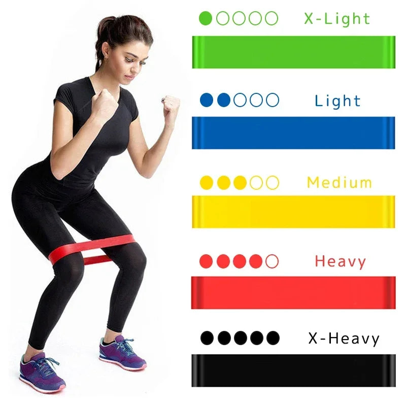 Yoga Resistance Bands Set For Pilates And CrossFit Training ProfessionalGradeDurable