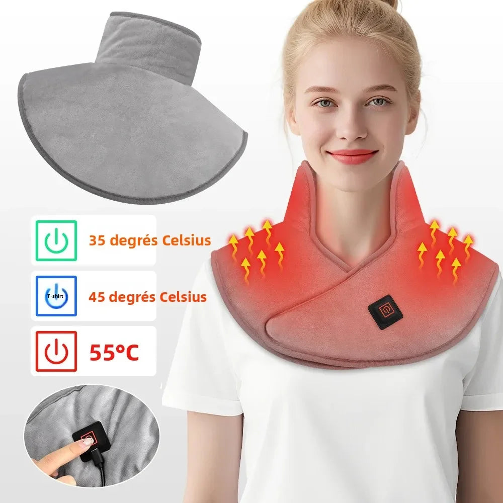 Electric Heating Shoulder Neck Pad USB Cervicalthermalcomfort Advancedthermotherapy Massagewrap
