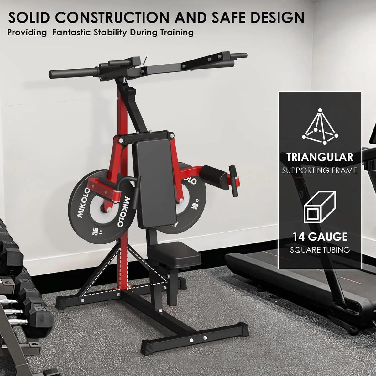 Posture Training Machine With Hip Lifting And Pull Up Support