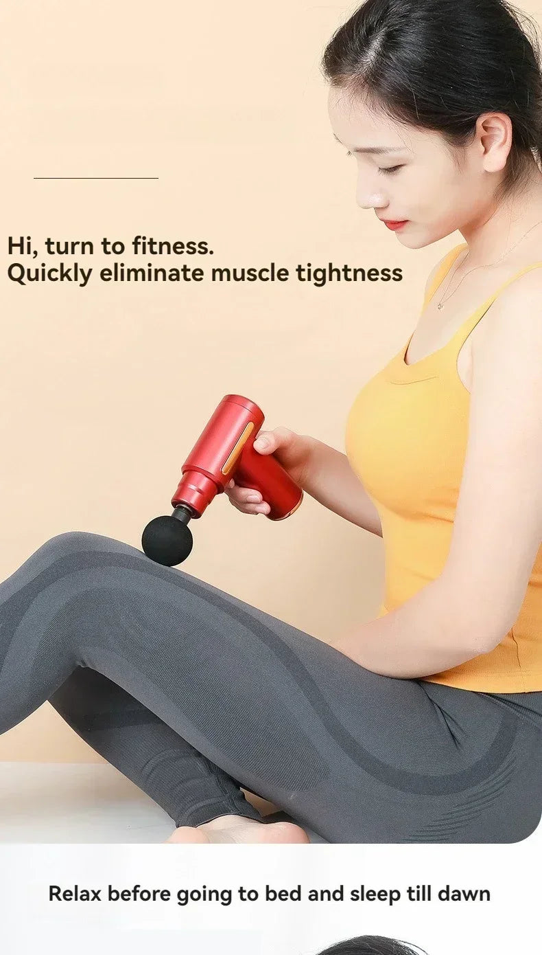 DIAMRI Mini USB Massage Gun for Muscle Recovery