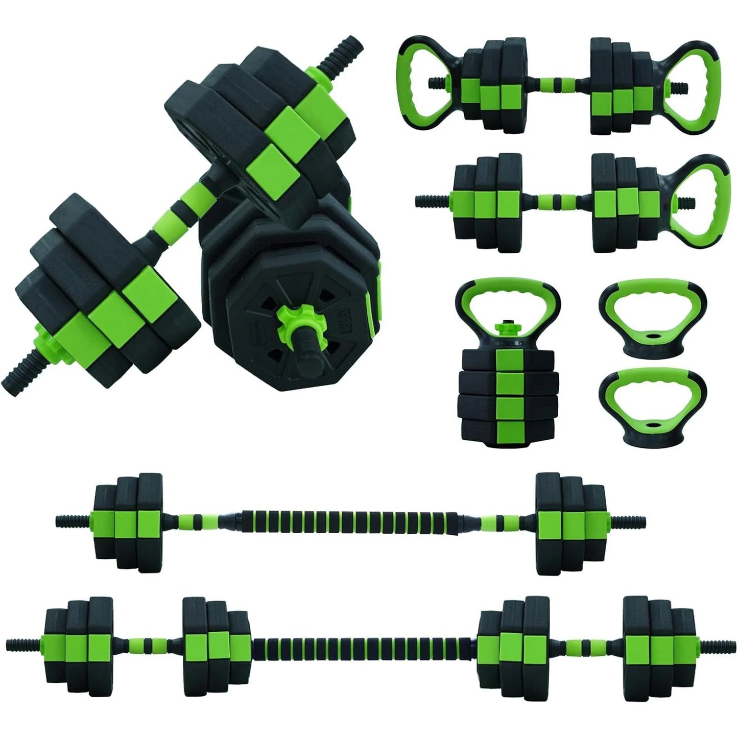 HiMISS Four In One Adjustable Kettlebell Dumbbell Set Home Gym