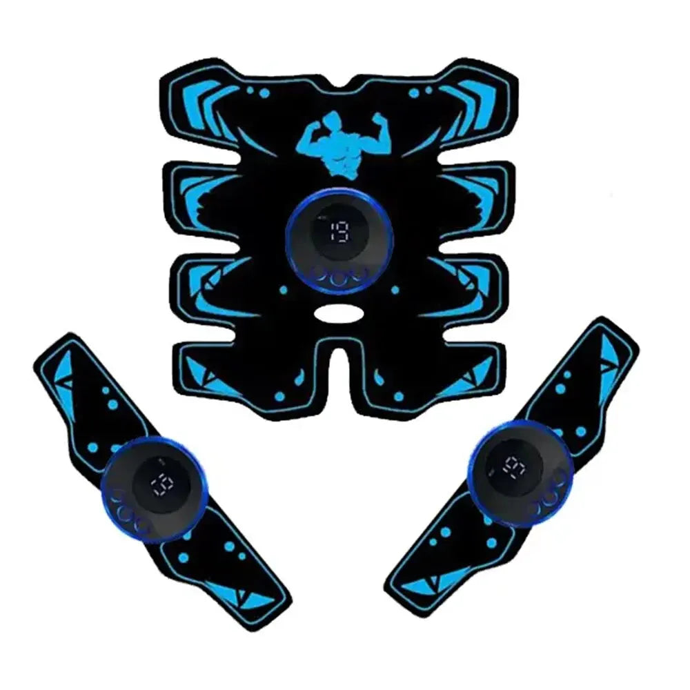 USB Rechargeable EMS Muscle Stimulator 3 in 1 Abdominal Trainer