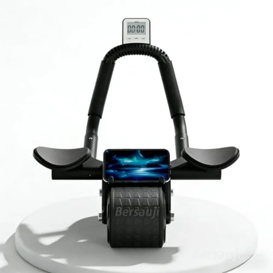 Automatic Rebound Ab Roller Wheel With Knee Mat And Support