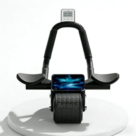 Automatic Rebound Ab Roller Wheel With Knee Mat Elbow Support