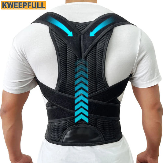 KWEEPFULL Back Posture Corrector Shoulder Brace For Women And Men
