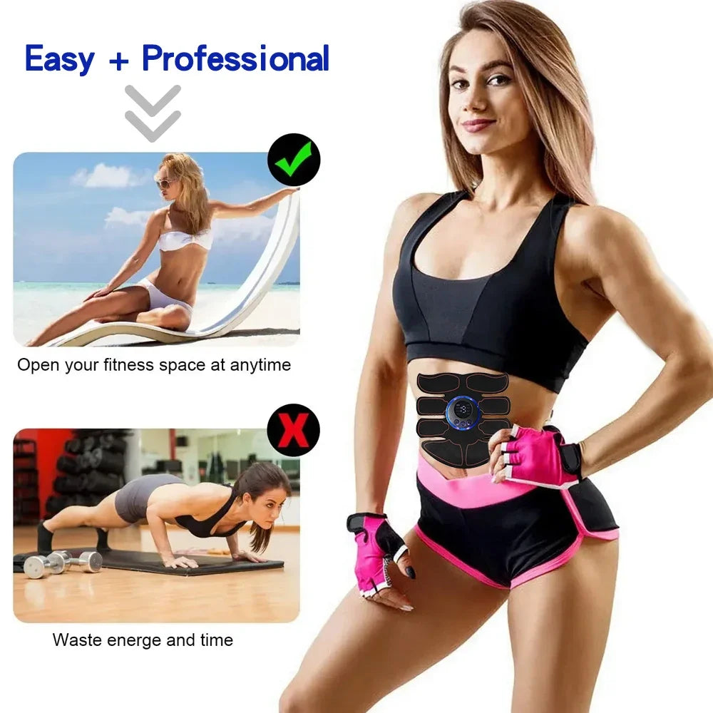 Raiuleko 8 Modes EMS Wireless Muscle Stimulator For Abs