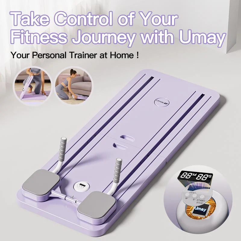 UMAY Multifunctional Pilates Board With Timer For Core Workouts