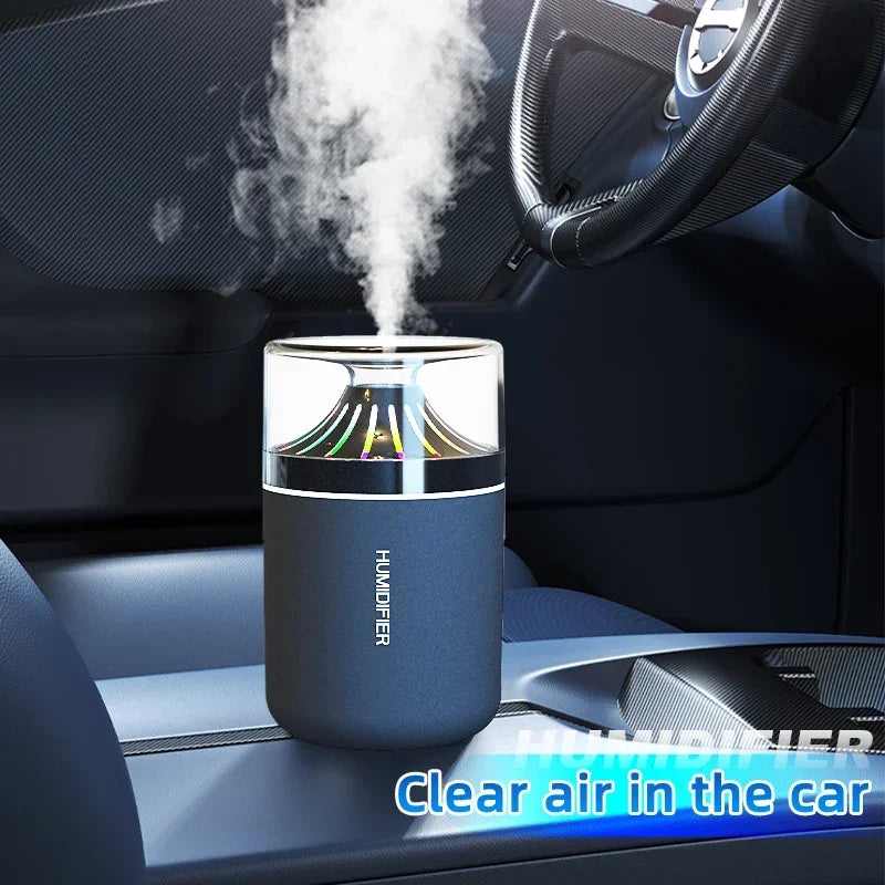 Seavidar Colorful Atmosphere Light Humidifier Vehicle Mounted Noise Reduction