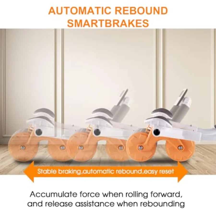 Automatic Rebound Ab Roller Wheel With Knee Mat And Support