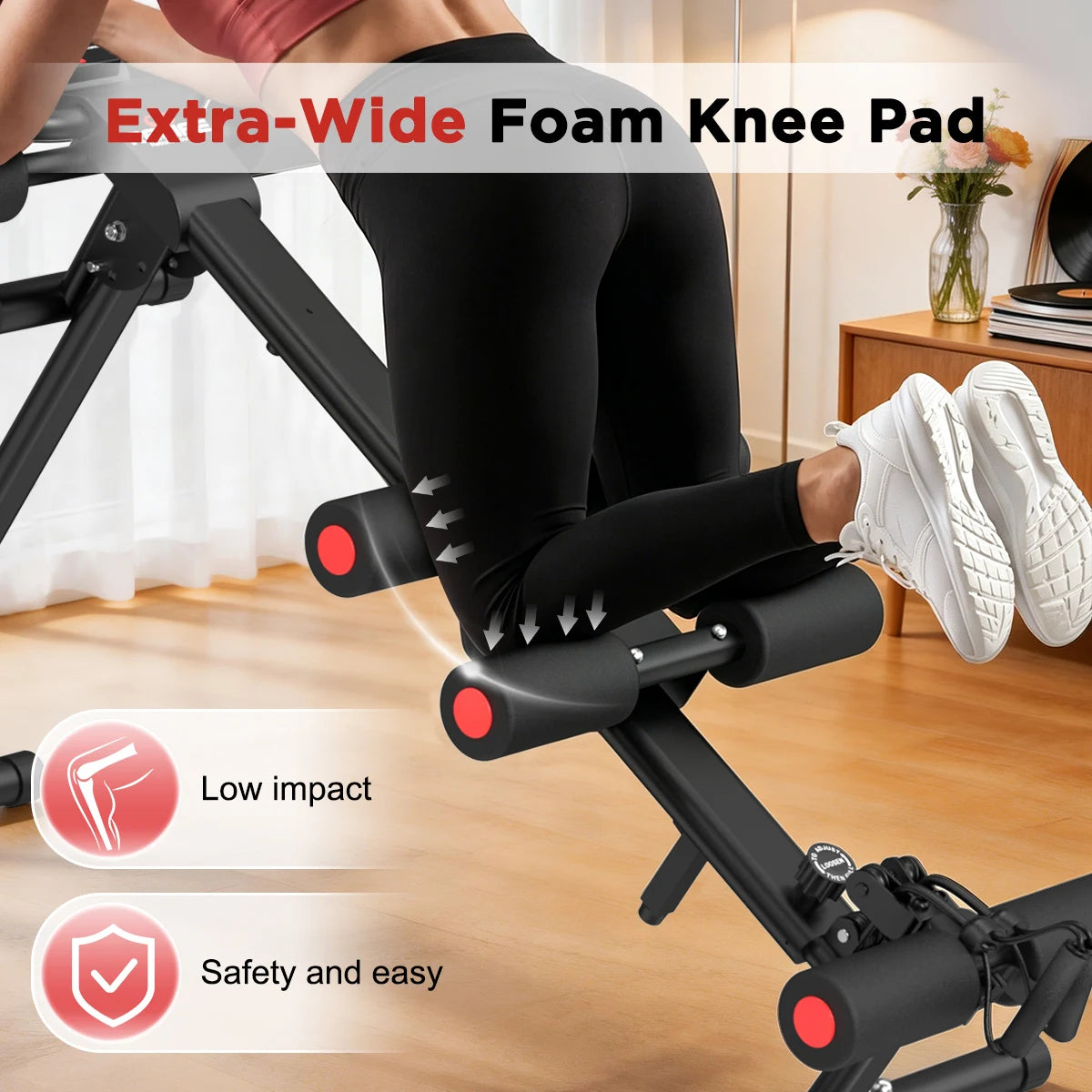 5-In-1 Adjustable Ab Trainer With Resistance Bands