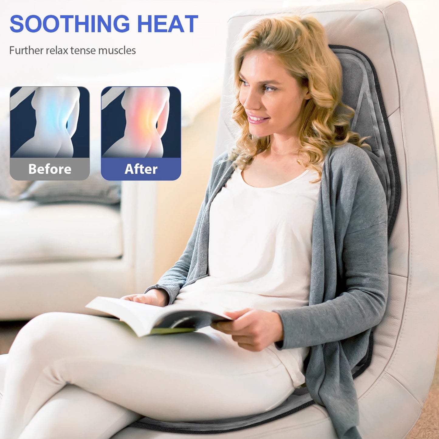 Aiveisi Electric Neck Massage Pillow For Comprehensive UltraRelaxation And Wellness