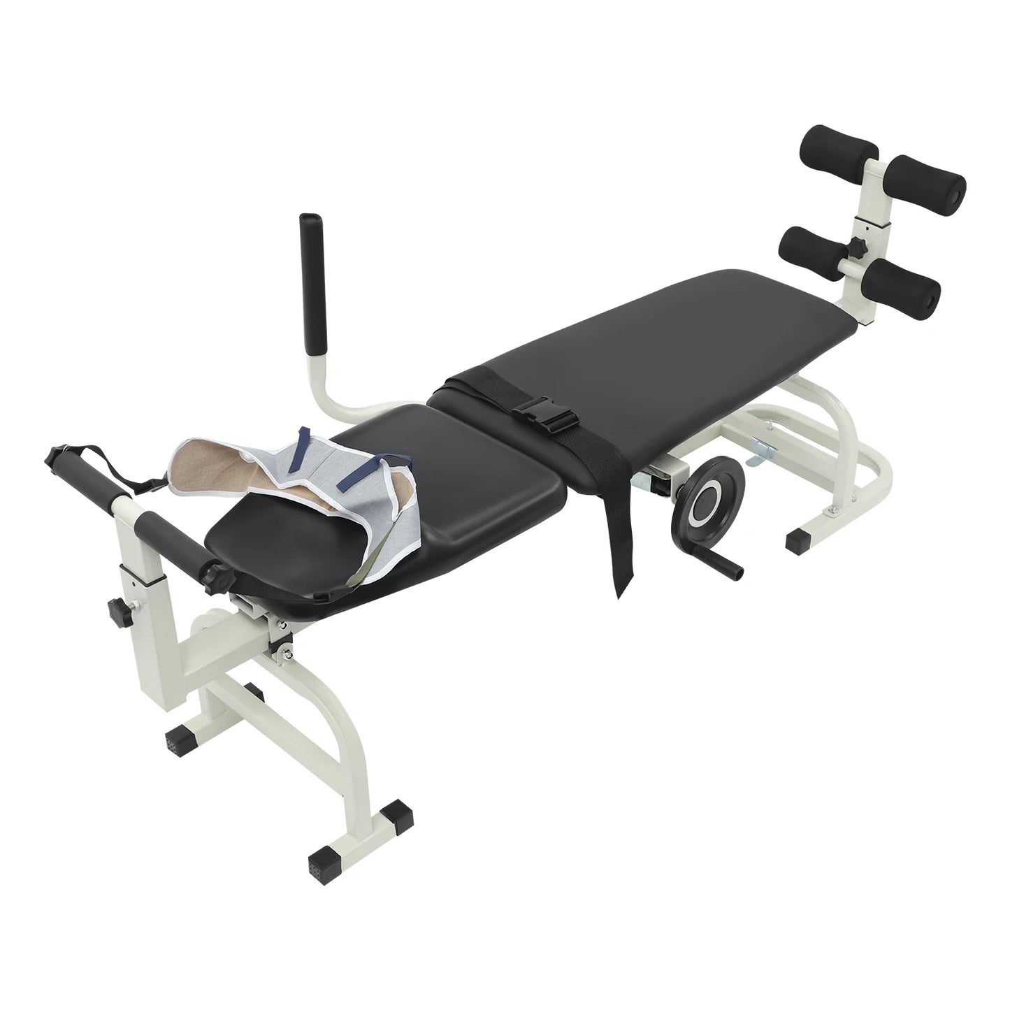 Spine Decompression Bed Back Stretcher With Handwheel Control 330 Pounds