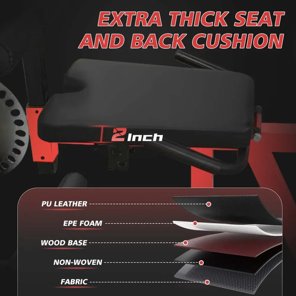 Adjustable Leg Extension And Curl Machine For Home Gym Workouts