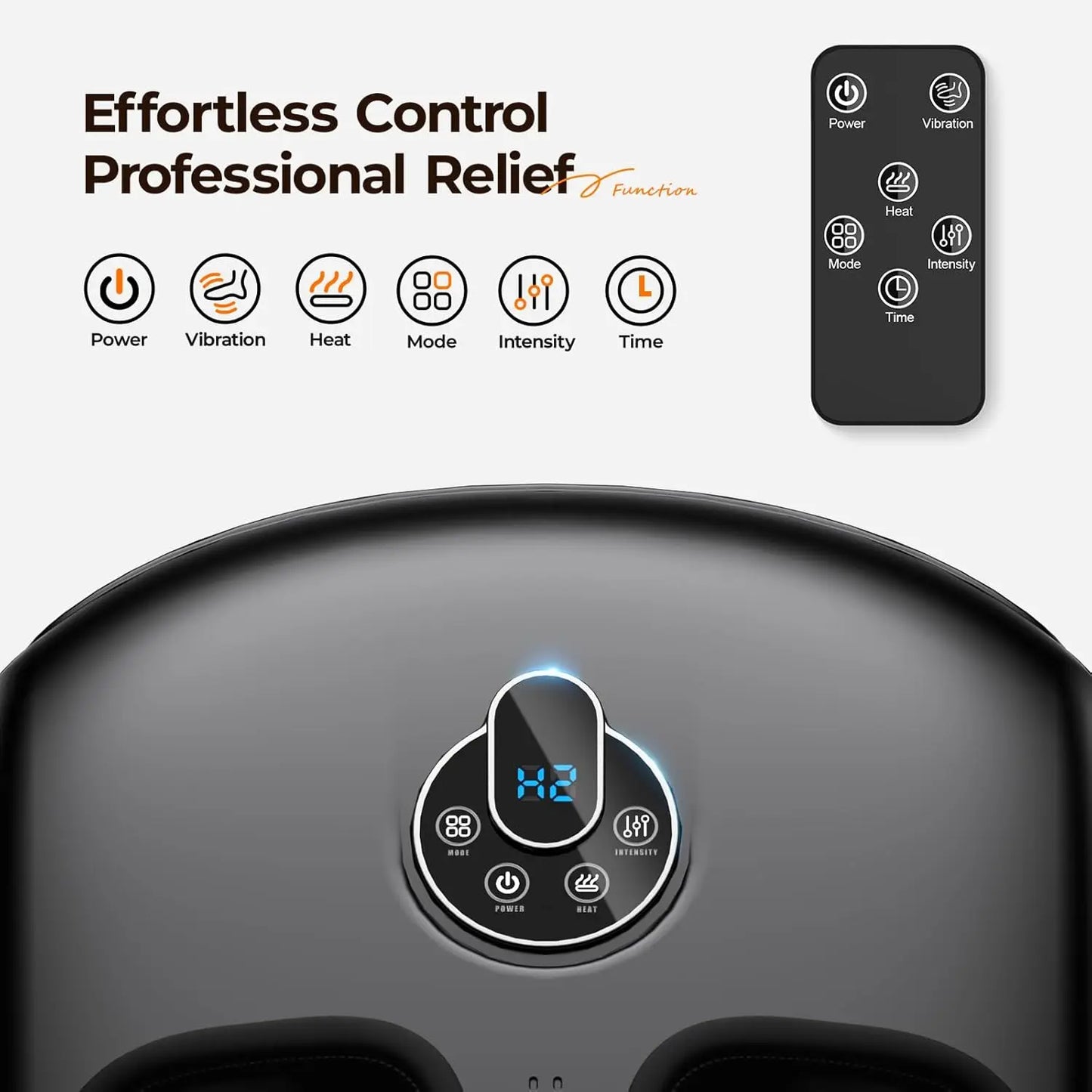 Electric Shiatsu Foot Massager With Heat And Kneading