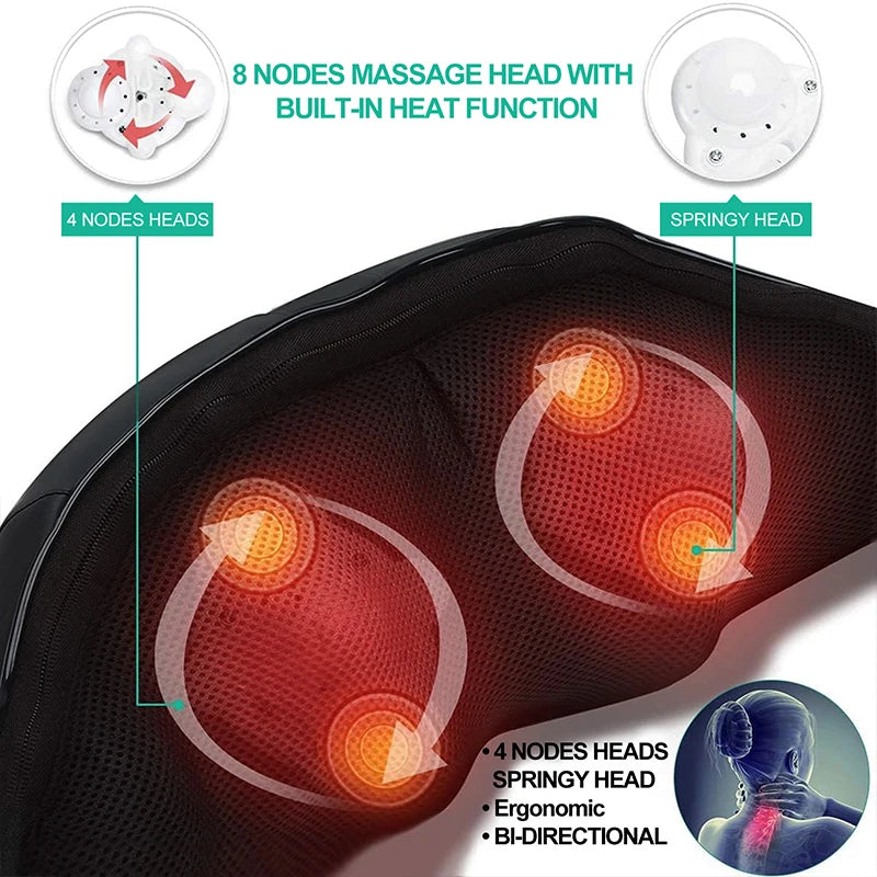 Medcursor Shiatsu Neck and Shoulder Heated Massager
