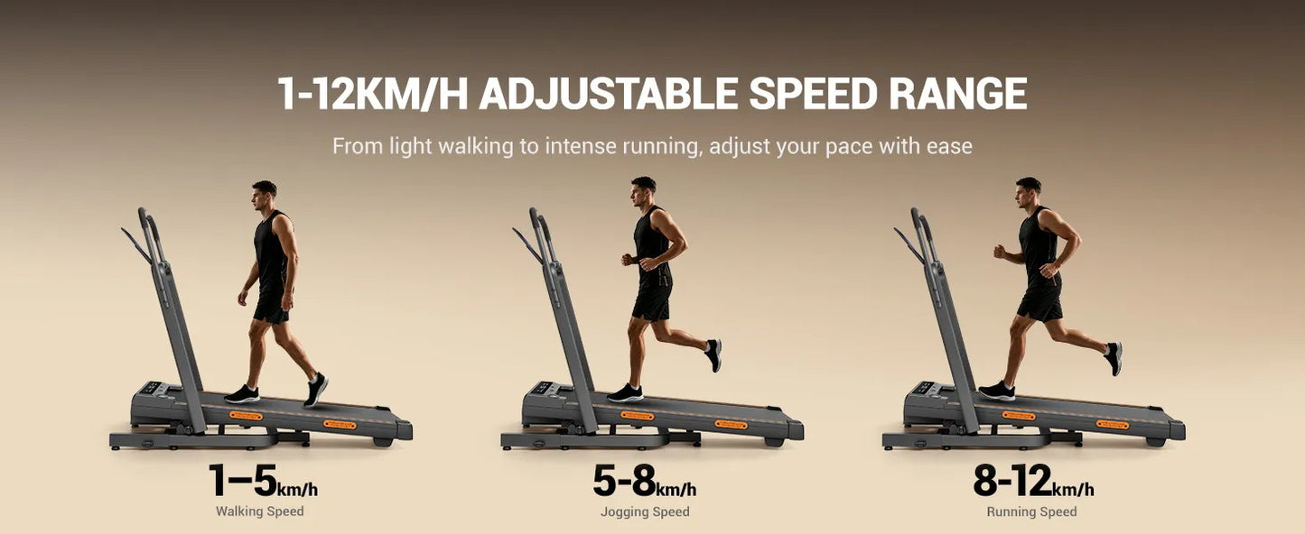 UMAY Folding Treadmill With 15 Percent Incline And 3.0HP Motor